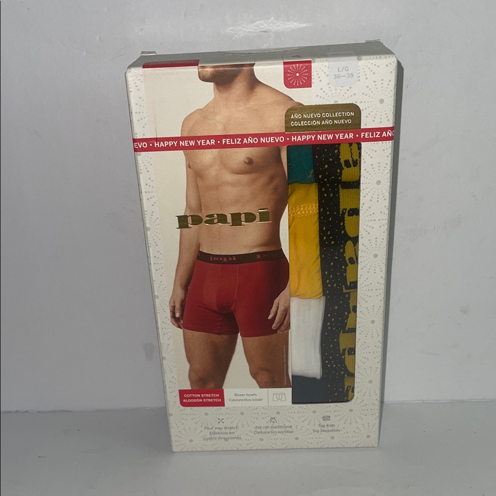 PAPI Men’s boxer 4 new boxers in the box